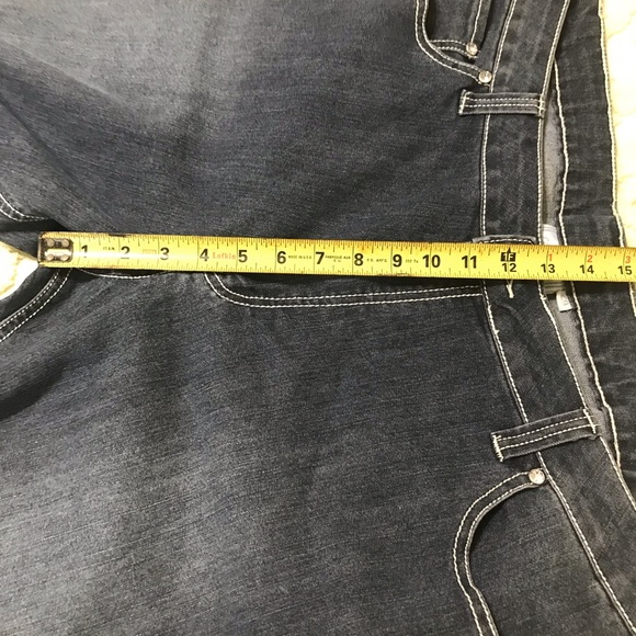 Cg.l.cg plus size 24 jeans with jeweled rivets - Picture 4 of 7